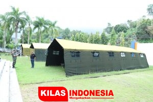 Prajurit TNI Dirikan 5 Kluster Pengungsian di Mamuju