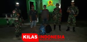 4 Orang PMI Non Prosedural dan Miras Ilegal Diamankan Satgas Yonif 642/Kapuas