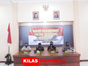 Danramil 03 Serengan Ikuti Rakor Lintas Sektoral Bersama Muspika