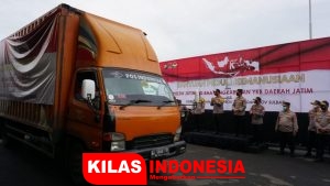 Polda Jatim Kirim 25.165 Ribu Paket Sembako Untuk Korban Bencana di Kalsel dan Sulbar