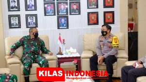Perkuat Soliditas dan Sinergitas TNI-Polri, Wakapolda Kaltim Kunjungi Kodam VI Mulawarman
