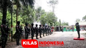 Dansatgas Terima Kunjungan Dankolakops Korem 121/ABW