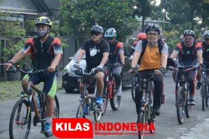 Gowes Dandim Dan Kapolres Boyolali Berbalut Keakraban