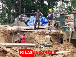 Danrem 174 Merauke Tinjau Pembangunan Laboratorium PCR di Rumkitban TK. IV