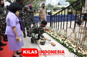 Panglima TNI Letakan Batu Pertama Renovasi dan Revitalisasi Museum Satria Mandala