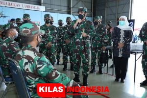 Panglima TNI Pimpin Serbuan Vaksin Bagi Prajurit TNI di Malang Raya