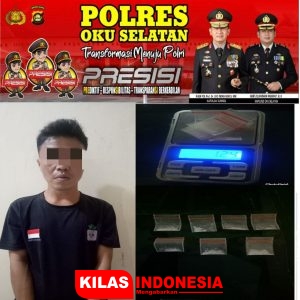 Sat Narkoba Polres OKU Selatan Bekuk Pengedar Barang Haram