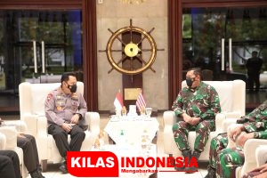 Kapolri dan KSAL Sepakat Tingkatkan Kerjasama Keamanan Perairan Laut