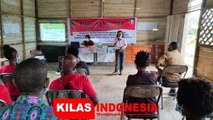 Kodim 1711/BVD Bareng Puskesmas Kawagit Sosialisasi Pencegahan Bahaya Stunting