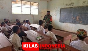 Satgas TMMD Kodim 1711/Boven Digoel Peduli Pendidikan