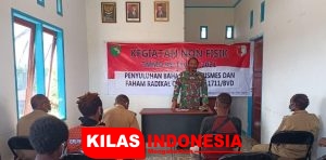 TMMD Kodim 1711/BVD Gelar Penyuluhan Bahaya Terorisme dan Paham Radikalisme