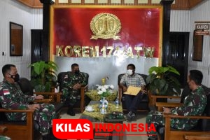 Danrem 174 Merauke Terima Kunjungan Bupati Mappi