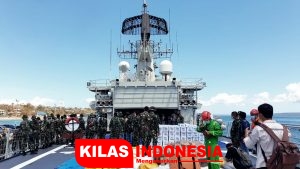 TNI Kerahkan KRI Ahmad Yani 351 Kirim Bantuan Kemanusiaan Untuk NTT