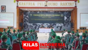 Prajurit dan PNS Korem 174 Merauke Ikuti Bintal Ideologi dan Kejuangan