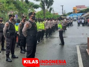 Polresta Balikpapan Gelar Apel Kesiapsiagaan Dalam Rangka Peringatan May Day