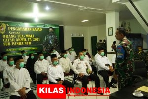 Danrem 162/WB : Seleksi Penerimaan TNI AD Tidak Dipungut Biaya