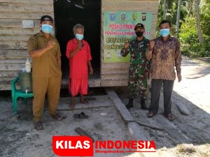 Babinsa Koramil 1208-04/Jawai Cek Posko PPKM