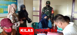 Pantau Vaksinasi Purnawirawan Dan Ibu Persit, Danramil 07/Teluk Keramat Katakan Ini