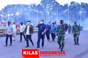 Irjen TNI Tinjau Latihan Prajurit Satgultor TNI di Gedung DPR MPR RI