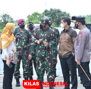 Isolasi Terpusat OTG Nagrak dan 4 Posko PPKM Mikro di Sidak Panglima TNI