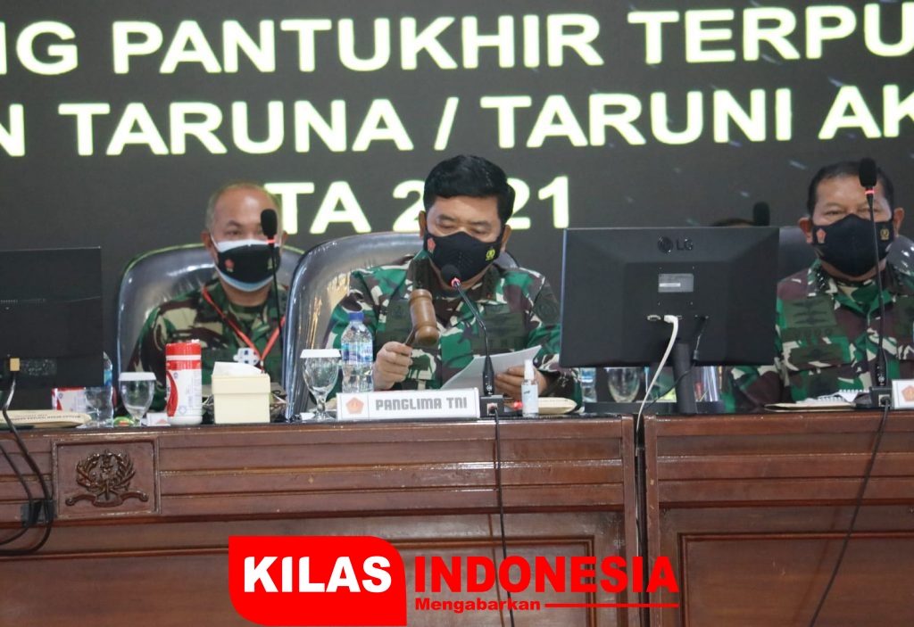 Panglima TNI Pimpin Sidang Pantukhir Terpusat Taruna-Taruni Akademi TNI Tahun 2021