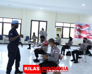 Jelang Pembaretan, Anggota Satgas 3 Minusca Ikuti Ujian Bahasa Prancis