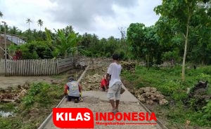 Pemdes Johor Gunakan Silpa Dana Desa Untuk Bangun Setapak