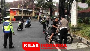 Polisi Jaring Belasan Motor Knalpot Brong, Pelaku Diberi Sanksi Sosial