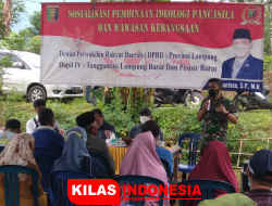Koramil 424-04/Talang Padang Gelar Sosialisasi Pembinaan Ideologi Pancasila Dan Wawasan Kebangsaan