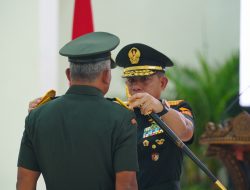 Panglima TNI Pimpin Sertijab Dankodiklat TNI